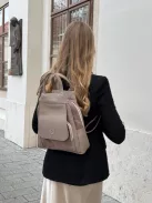 Chiara rostbőr táska K 7031 bronz virág