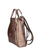 Chiara rostbőr táska K 7031 bronz virág