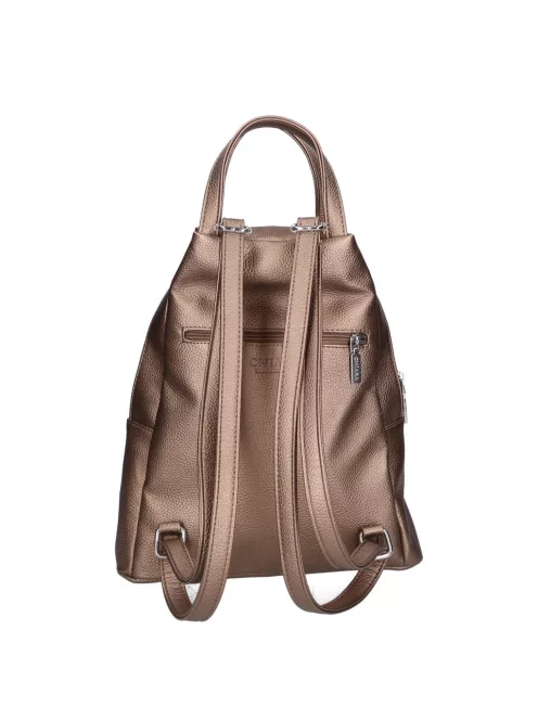 Chiara rostbőr táska K 7031 bronz virág