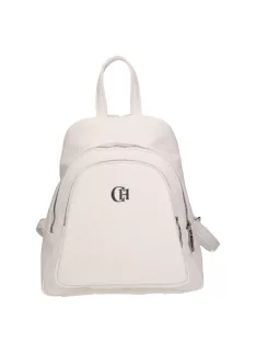 Lukas M 8033 fehér mintás rostbőr táska