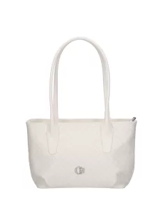 Chiara M 8054 fehér rostbőr táska