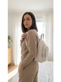 Chiara M 8033 bis bézs arany rostbőr táska