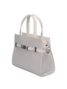 Chiara K 7038 ezüst fehér rostbőr táska
