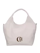Chiara K 7045 fehér rostbőr női táska