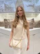 Chiara M 8022 arany rostbőr női táska