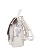 Chiara M 8033 fehér ezüst rostbőr női táska