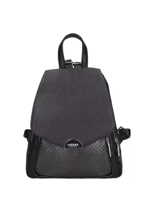 Chiara M 8033 fekete rostbőr női táska