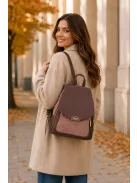 Chiara M 8033 világos barna rostbőr női táska