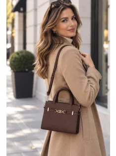 Chiara K 7038 barna rostbőr női kézitáska