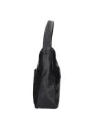 Chiara M 8035 fekete velúr rostbőr női válltáska