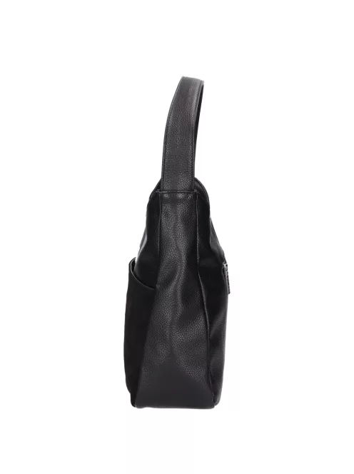 Chiara M 8035 fekete velúr rostbőr női válltáska