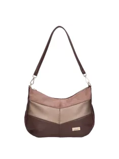 Chiara I 5079 barna bronz rostbőr női válltáska