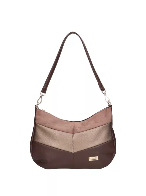 Chiara I 5079 barna bronz rostbőr női válltáska