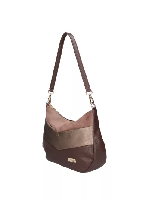 Chiara I 5079 barna bronz rostbőr női válltáska
