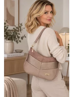 Chiara I 5079 drapp rostbőr női válltáska