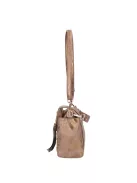 Chiara M 5044 bis bronz virág rostbőr női oldaltáska – elegáns Chiara rostbőr női oldaltáska