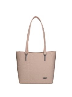 Karen 2418 bézs virág rostbőr táska