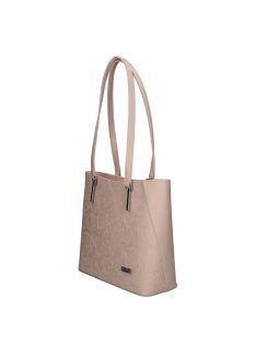 Karen 2418 bézs virág rostbőr táska