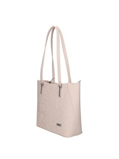 Karen 2418 bézs virág rostbőr táska