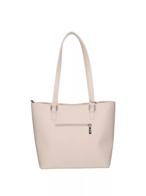 Karen 2418 bézs virág rostbőr táska