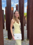 Karen 9358 bézs DK rostbőr táska