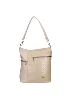 Karen 9489 bézs arany rostbőr táska