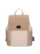 Karen rostbőr táska bézs oldalt virágos