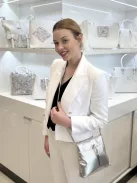 Karen rostbőr táska D 099 ezüst