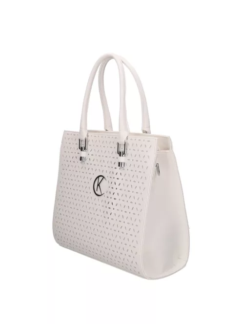 Karen rostbőr táska D 648- L fehér