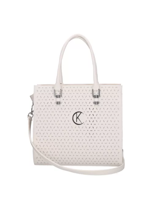 Karen rostbőr táska D 648- L fehér