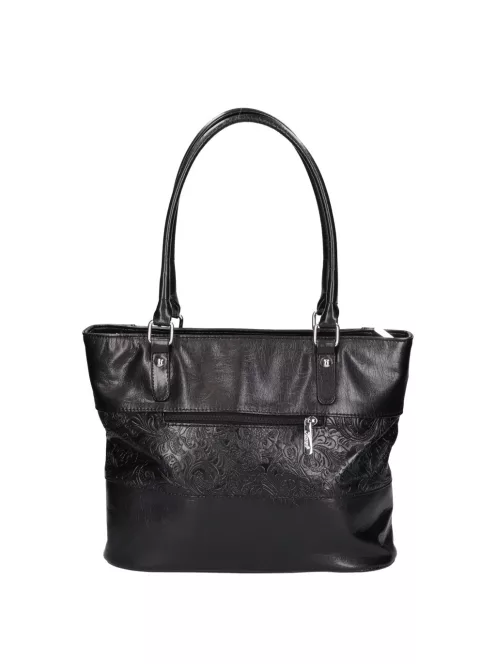 Karen rostbőr válltáska N 087 fekete virág
