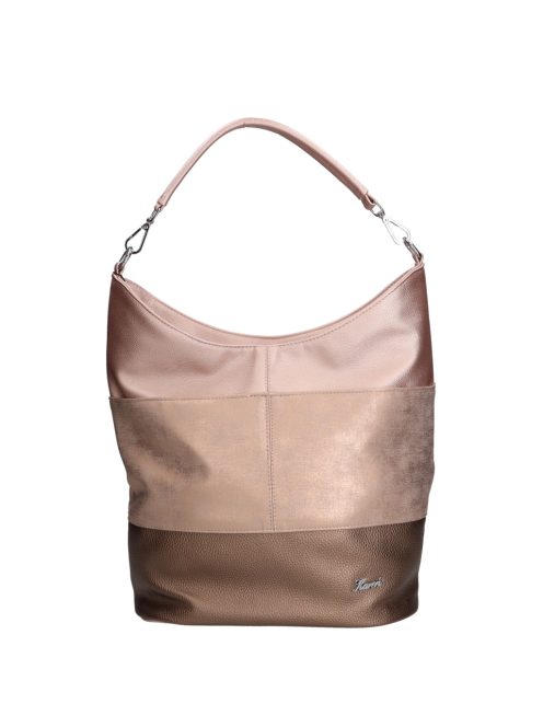 Karen rostbőr táska D 207 rozé bronz