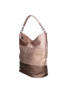 Karen rostbőr táska D 207 rozé bronz