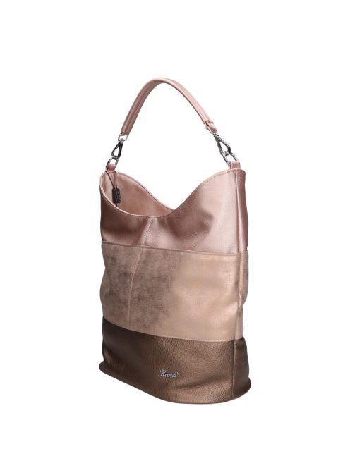 Karen rostbőr táska D 207 rozé bronz