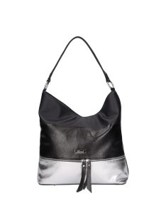 Karen rostbőr táska 1713 fekete ezüst