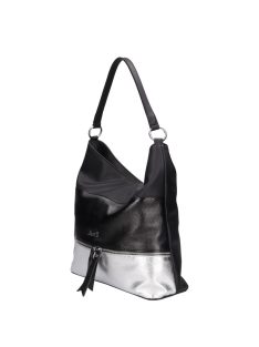 Karen rostbőr táska 1713 fekete ezüst