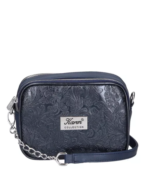 Karen rostbőr táska 1548 bis kék virág