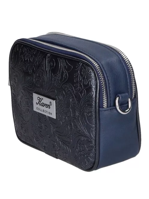 Karen rostbőr táska 1548 bis kék virág