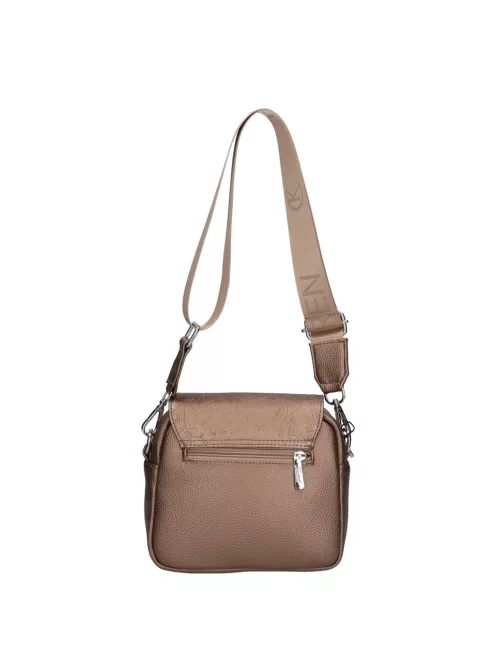 Karen rostbőr táska D 527 bronz virág