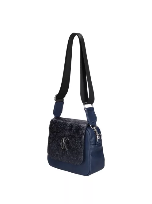 Karen rostbőr táska D 527 kék virág