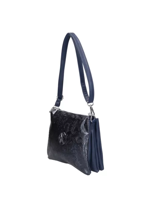 Karen rostbőr táska D 574 kék virág