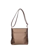 Karen 1607 bronz virág rostbőr táska