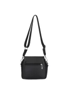 Karen rostbőr táska D 527 fekete új virág