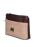 Karen 9358 barna drapp velúr virág rostbőr táska