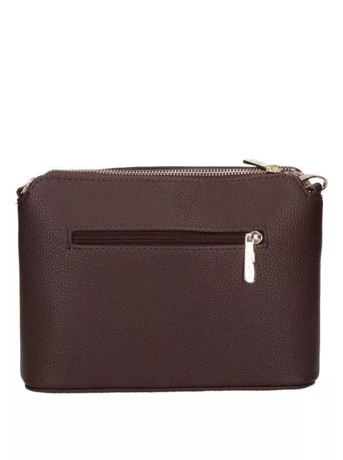 Karen 9358 barna drapp velúr virág rostbőr táska