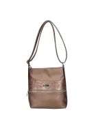 Karen D 649 bis bronz virág rostbőr táska