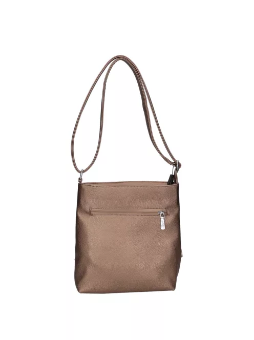 Karen D 649 bis bronz virág rostbőr táska