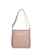 Karen 1607 bézs virág rostbőr táska