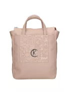 Karen 1741 bézs virág rostbőr táska