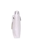 Karen D 099 fehér virág rostbőr táska